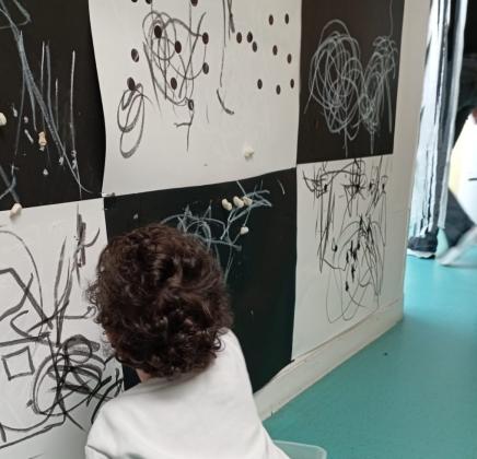 Jeu en noir et blanc