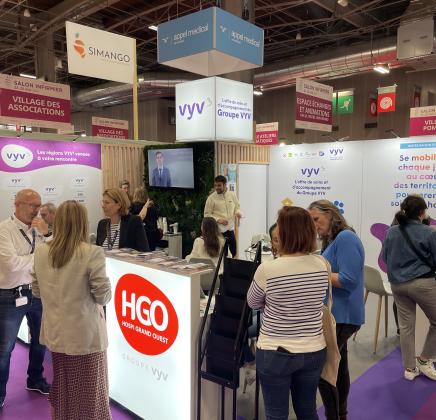 Stand VYV 3 au salon infirmier