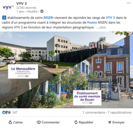 compte Linkedin VYV 3