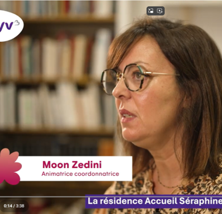 Une animatrice de la résidence Séraphine