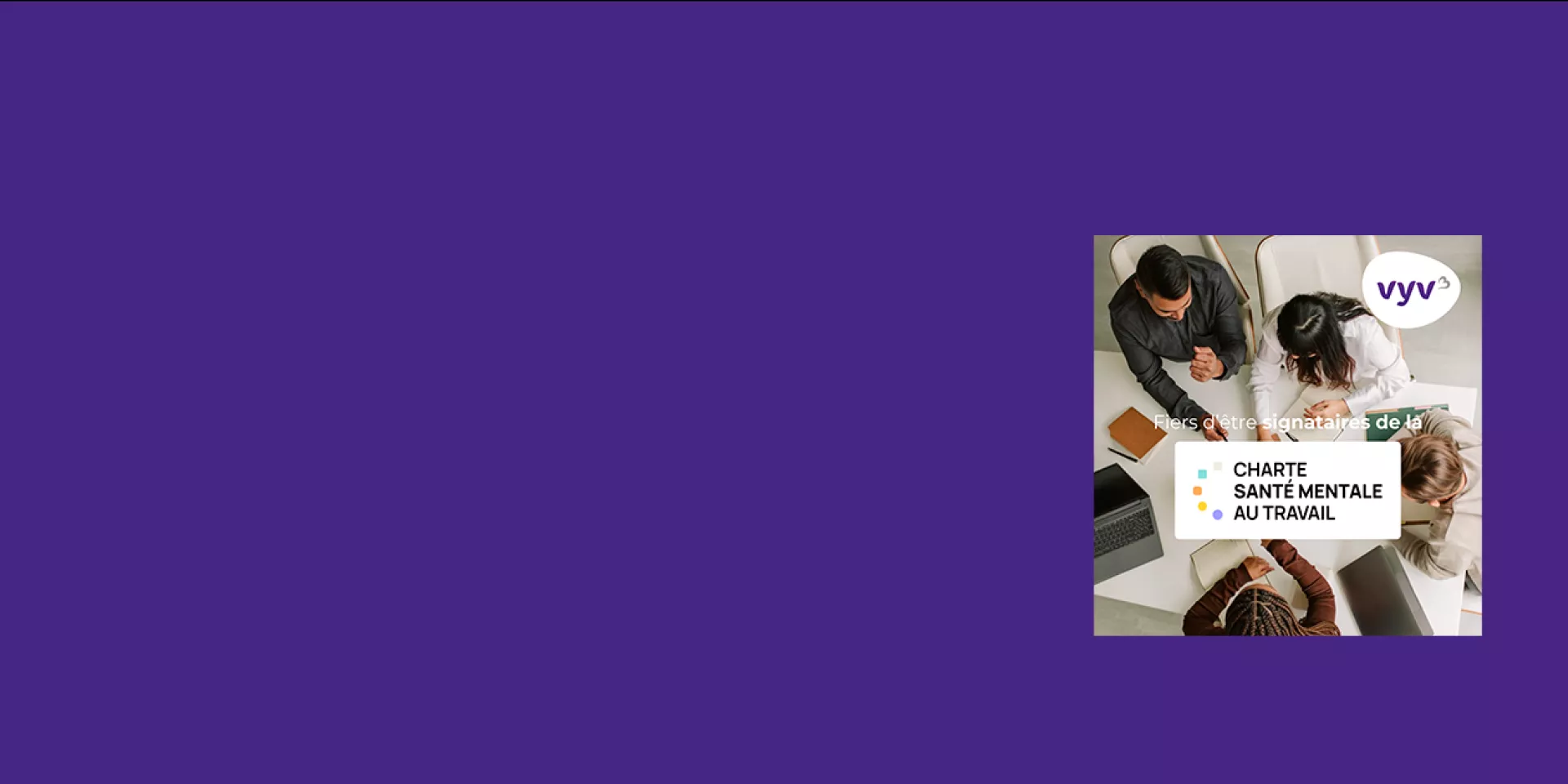 Header charte santé mentale